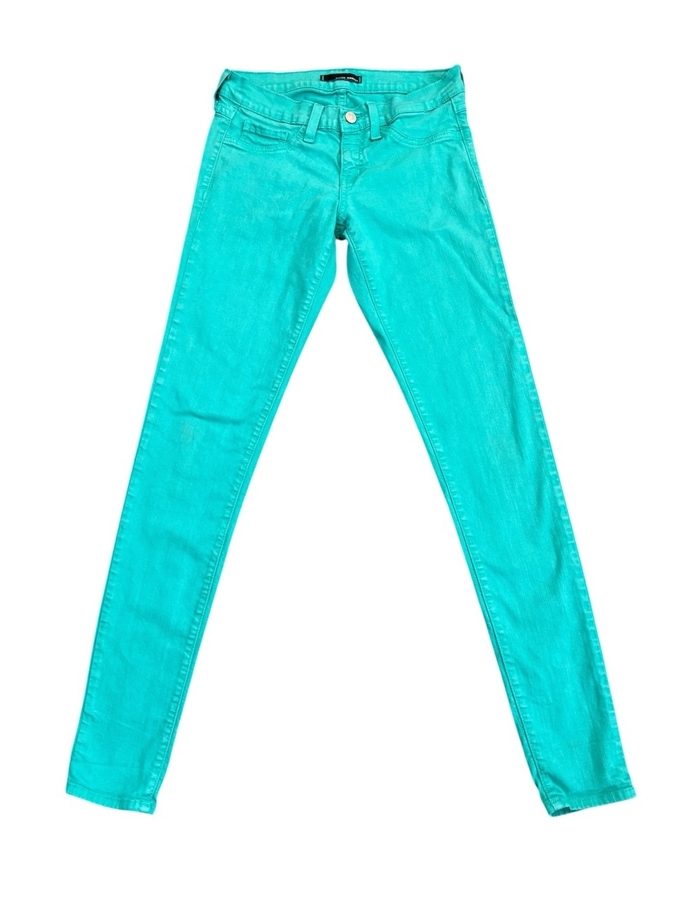 Flying Monkey Straight Leg Jeans in Teal Latigo Bay - Picture 3 of 10